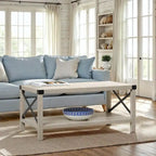 Middlebrook Kujawa Coffee Table with Metal Accents